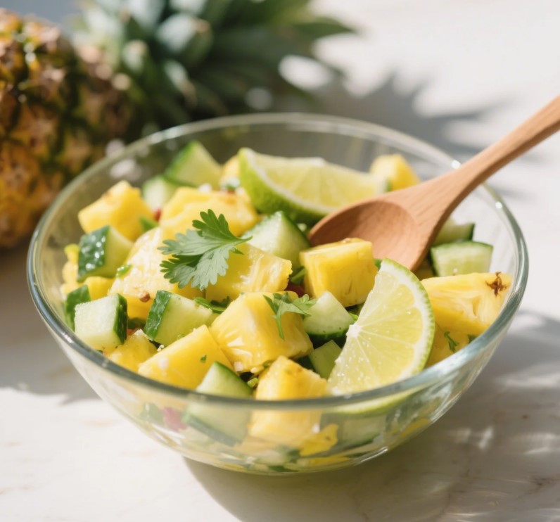 Pineapple Cucumber Salad Recipe