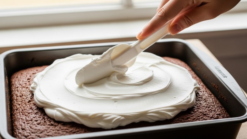 Diet Coke And Cake Mix Recipe frost with Cool Whip