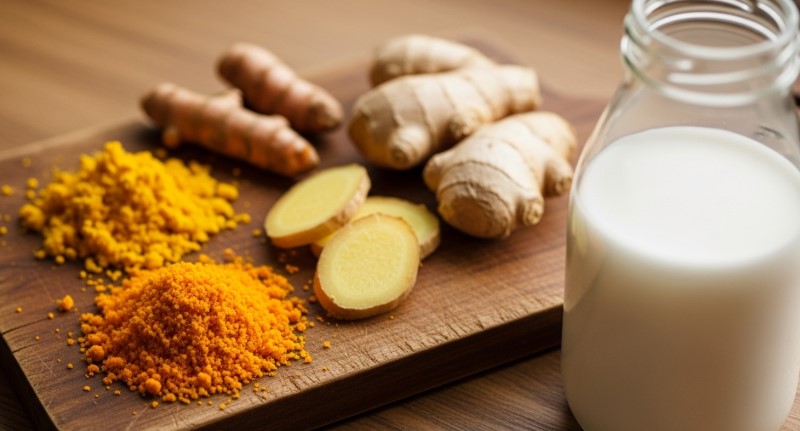 Turmeric Trick Recipe Fresh Ingredients Grating