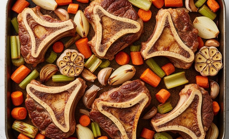 Image for step: Roast Bones & Veggies