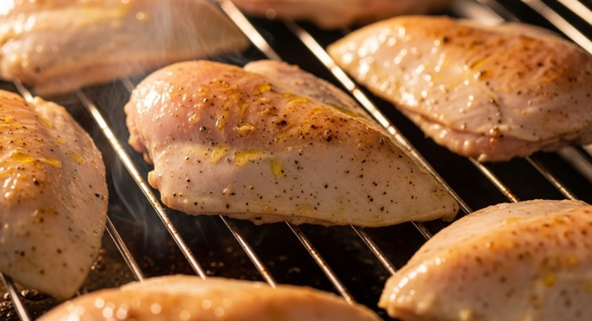 Bone In Chicken Breast Recipes roasting stage