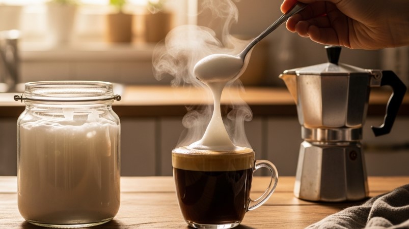 Cold Foam Recipe Over Hot Coffee