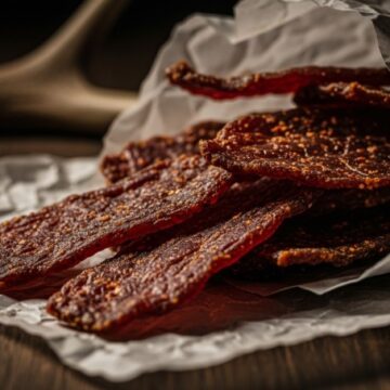 Deer Jerky Recipe final dish