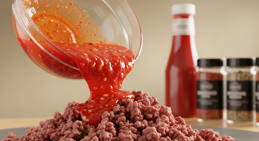 Hot Dog Chili Recipe Sauce Stir-In Step