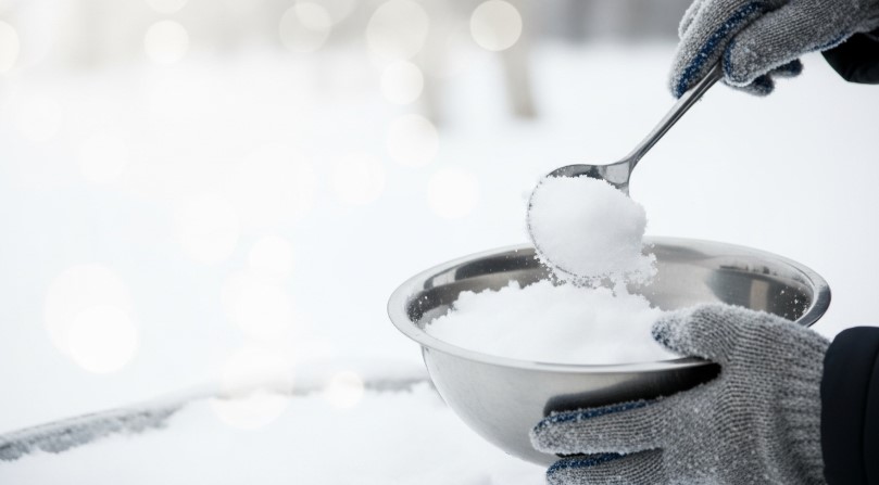 Image for step: Scoop Fresh Snow